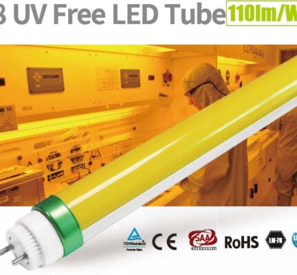 UV free T8 LED tubes